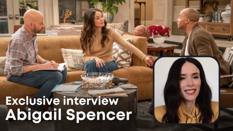 Entrevista exclusiva a Abigail Spencer de la nueva comedia “Extended Family” para NBC y Peacock